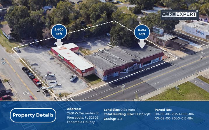 Pictures of Retail property located at 2409 W Cervantes St, Pensacola, FL 32505 for lease - image #1