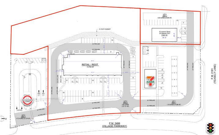 Pictures of Retail property located at SWQ FM-2499 & FM-2181 Corinth, Texas 76210, Corinth, TX 76210 for lease - image #1