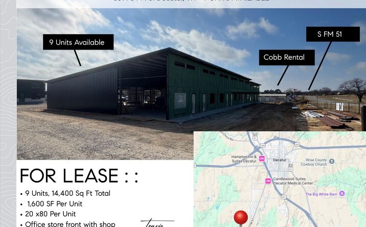 Pictures of Industrial, Office, Special Purpose property located at 3691 S FM 51, Decatur, TX 76234 for lease - image #1
