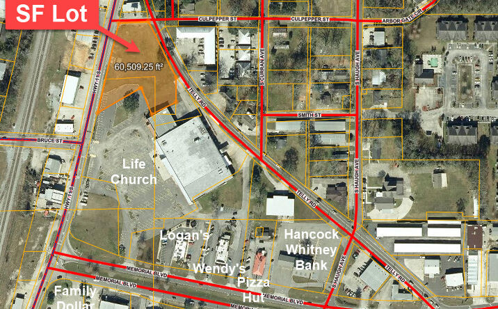 Pictures of Land property located at 701 Hwy 11 S, Picayune, MS 39466 for lease - image #1