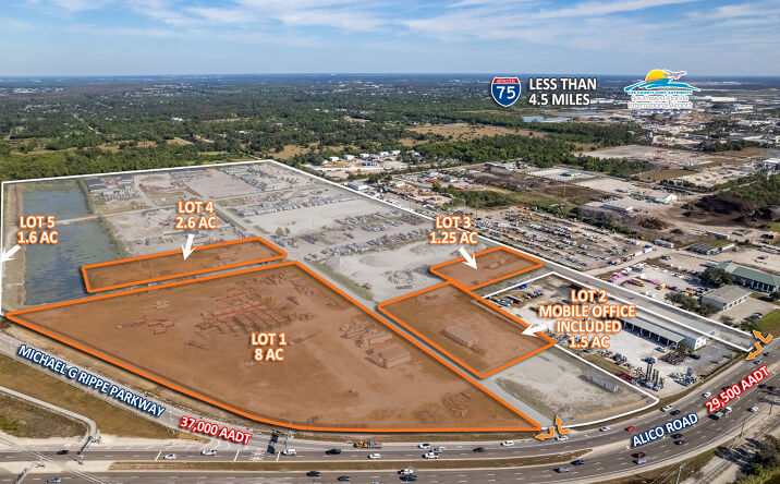 Pictures of Land property located at 16950 Indy Dr, Fort Myers, FL 33912 for lease - image #1