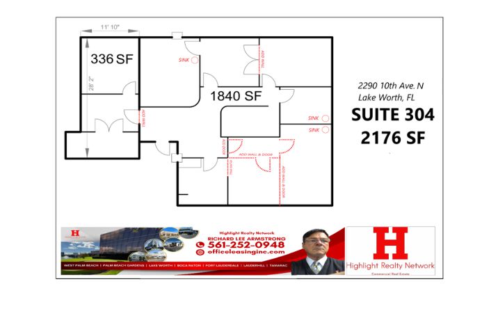 Pictures of Office property located at 2290 10th Ave N, Lake Worth Beach, FL 33461 for lease - image #1