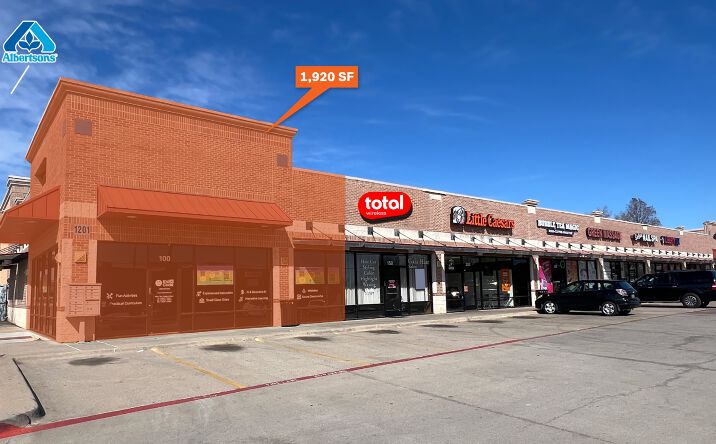 Pictures of Retail property located at 1201 N. Main Street, Euless, TX 76039 for lease - image #1