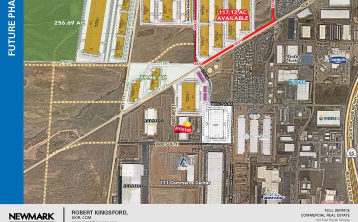 Pictures of Land property located at Jones landing - 117.13 ac, West Jordan, UT 84081 for lease - image #1