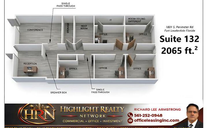 Pictures of Office property located at 1801 S Perimeter Rd, Fort Lauderdale, FL 33309 for lease - image #1