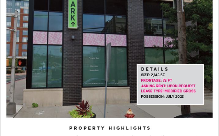 Pictures of Retail property located at Park + Garden 1415 Park Ave., Hoboken, NJ 07030 for lease - image #1