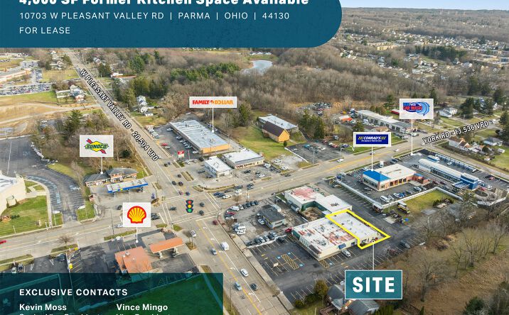Pictures of Retail property located at 10703 W Pleasant Valley Rd, Parma, OH 44130 for lease - image #1