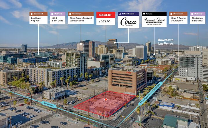 Pictures of Retail property located at 616, 618, 626, 628 S. Las Vegas Blvd, Las Vegas, US 89101 for lease - image #1