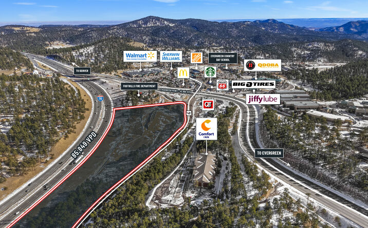 Pictures of Land, Retail property located at 29339 US-40, Golden, CO 80439 for lease - image #1
