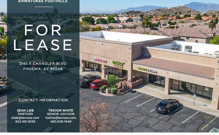 Pictures of Retail property located at 3145 E Chandler Blvd, Phoenix, AZ 85048 for lease - image #1