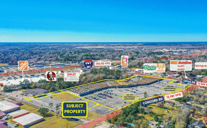 Pictures of Retail property located at 4815 Concord Rd, Beaumont, TX 77703 for lease - image #1