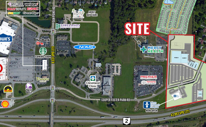 Pictures of Land property located at Oak Point Road & Hollstein Drive, South Amherst, OH 44001 for lease - image #1