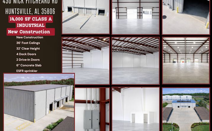Pictures of Industrial property located at 430 Nick Fitcheard Rd NW, Huntsville, AL 35806 for lease - image #1