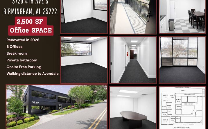 Pictures of Office, Special Purpose property located at 3720 4th Ave S, Birmingham, AL 35222 for lease - image #1
