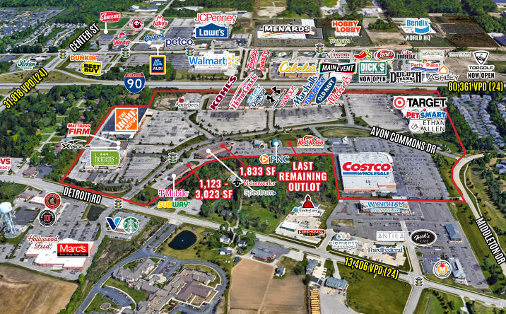 Pictures of Retail property located at 35880 Detroit Rd, Avon, OH 44011 for lease - image #1