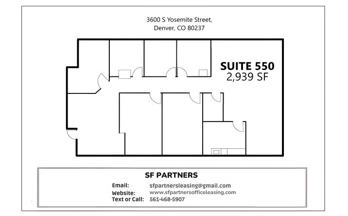 Pictures of Office property located at 3600 S Yosemite St, Denver, CO 80237 for lease - image #1