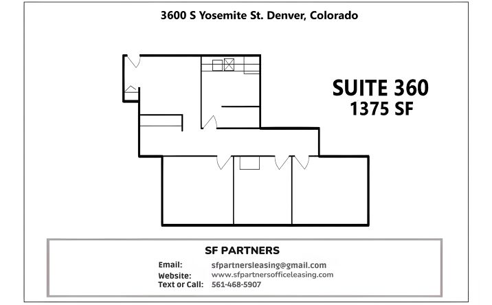 Pictures of Office property located at 3600 S Yosemite St, Denver, CO 80237 for lease - image #1