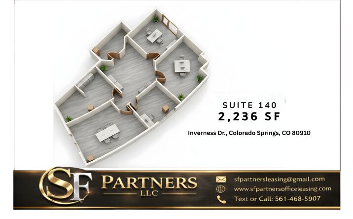 Pictures of Office property located at 1330 Inverness Dr, Colorado Springs, CO 80910 for lease - image #1
