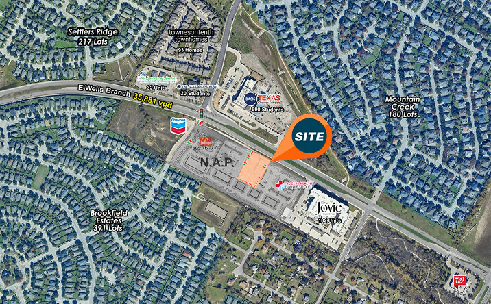 Pictures of Retail property located at 1305 E Wells Branch Pkwy, Pflugerville, TX 78660 for lease - image #1