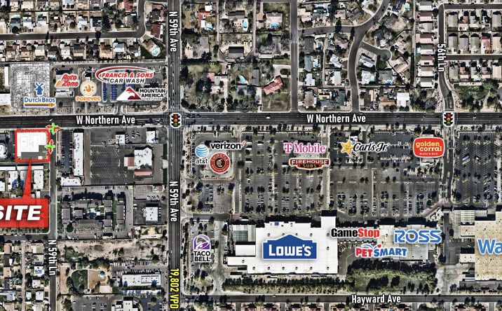 Pictures of Land property located at 5949 W Northern Ave, Glendale, AZ 85301 for lease - image #1