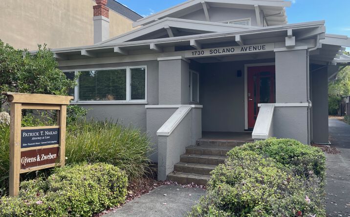 Pictures of Office property located at 1730 Solano Ave, Berkeley, CA 94707 for lease - image #1