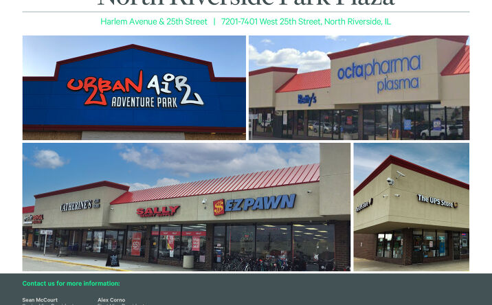 Pictures of Retail property located at 7201 W 25th St, North Riverside, IL 60546 for lease - image #1