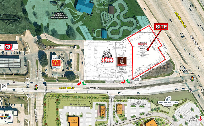 Pictures of Land property located at 1151 FM 407, Lewisville, TX 75077 for lease - image #1