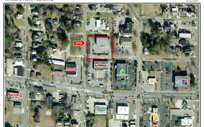 Pictures of Retail, Land property located at 809 Mitchell St, Kinston, NC 28501 for lease - image #1