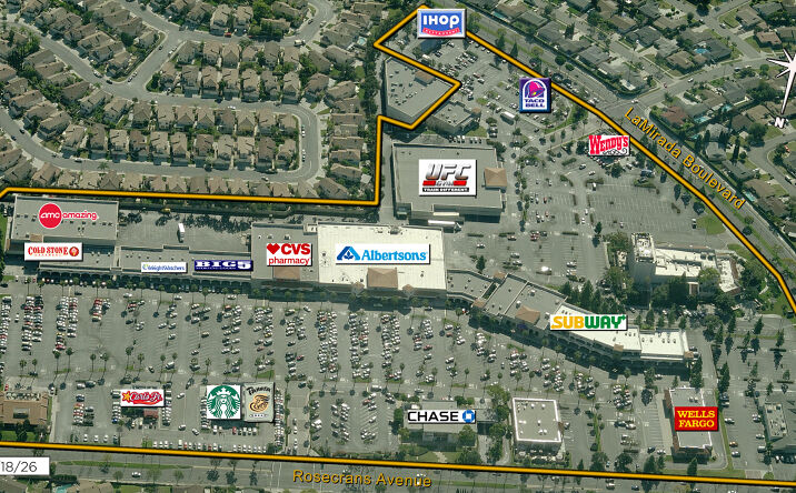 Pictures of Retail, Office, Restaurant property located at 14920 La Mirada Blvd, La Mirada, CA 90638 for lease - image #1