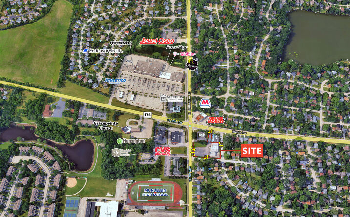 Pictures of Retail, Land property located at 605 N Midlothian Rd, Mundelein, IL 60060 for lease - image #1