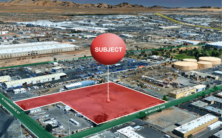 Pictures of Industrial, Land property located at 184 W Brooks Ave, North Las Vegas, NV 89030 for lease - image #1