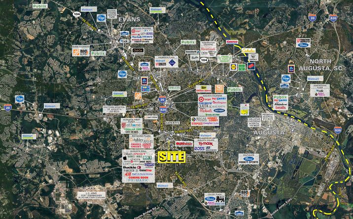 Pictures of Retail property located at 3450B Wrightsboro Rd, Augusta, GA 30909 for lease - image #1
