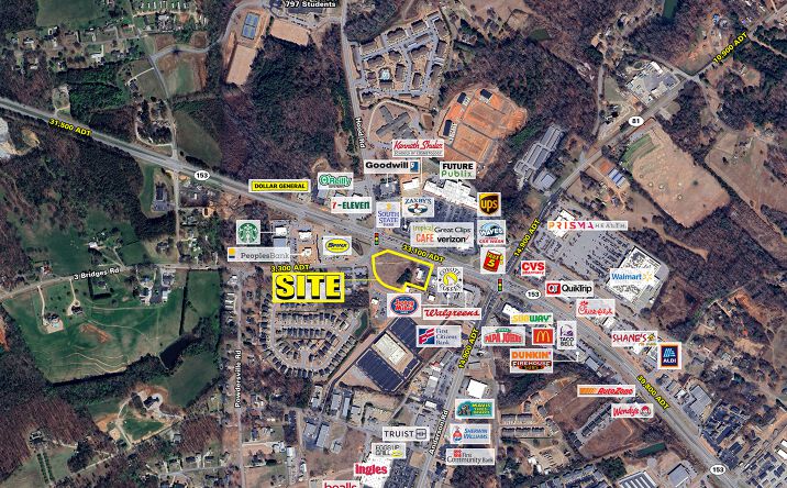 Pictures of Land property located at 3529 HWY 153, Greenville, SC 29611 for lease - image #1