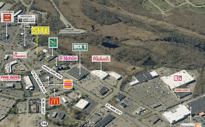 Pictures of Retail, Restaurant property located at 353 Highland Ave, Seekonk, MA 02771 for lease - image #1