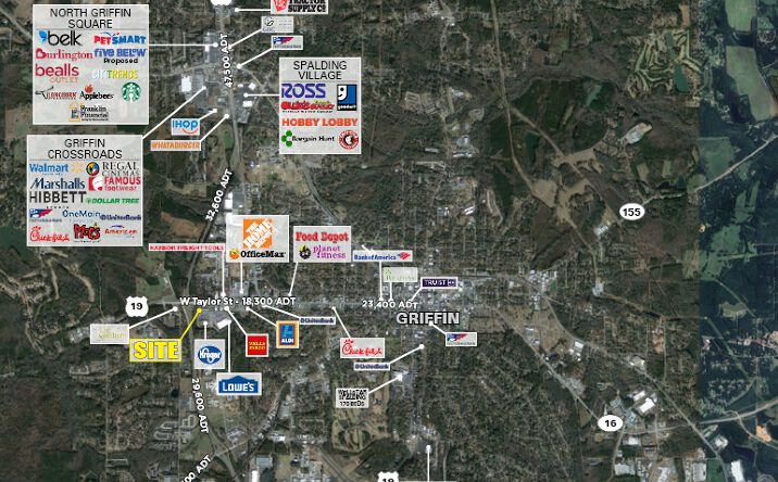 Pictures of Retail property located at 1530 GA-16, Whitesburg, GA 30224 for lease - image #1