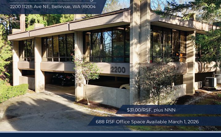 Pictures of Office property located at 2200 112th Ave NE, Bellevue, WA 98004 for lease - image #1