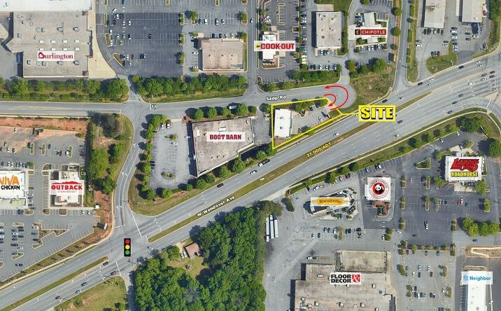Pictures of Retail property located at 4502 W Wendover Ave, Greensboro, NC 27409 for lease - image #1
