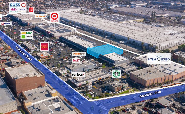 Pictures of Retail property located at 5490 Whittier Blvd, Commerce, CA 90022 for lease - image #1