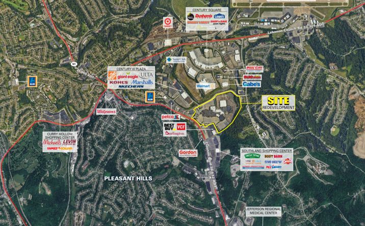Pictures of Retail, Land property located at 3075 Clairton Blvd, West Mifflin, PA 15123 for lease - image #1