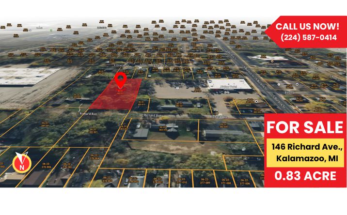 Pictures of Land property located at 146 Richard Ave, Kalamazoo, MI 49001 for lease - image #1