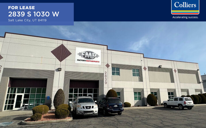 Pictures of Industrial property located at 2839 S 1030 W, Salt Lake City, UT 84119 for lease - image #1