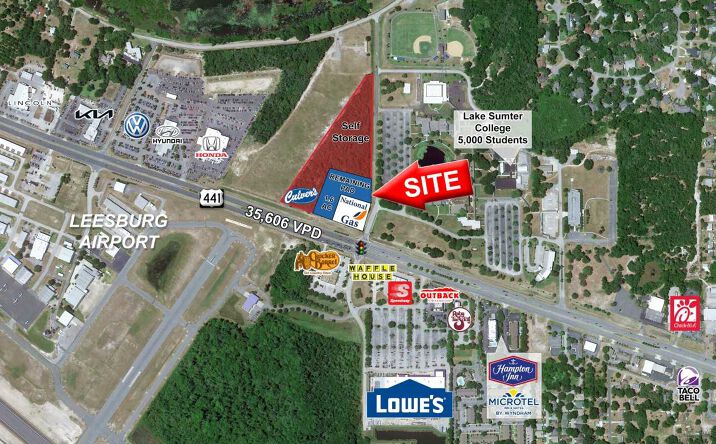 Pictures of Land property located at 9745 Silver Lake Dr, Leesburg, FL 34788 for lease - image #1