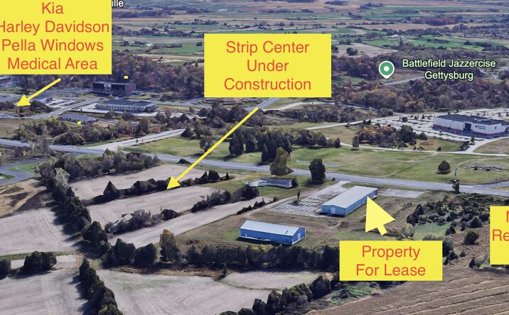 Pictures of Industrial, Office, Land property located at 1510 York Rd, Gettysburg, PA 17325 for lease - image #1