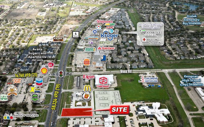 Pictures of Land, Restaurant, Retail property located at 11825 S Texas 6, Sugar Land, TX 77498 for lease - image #1