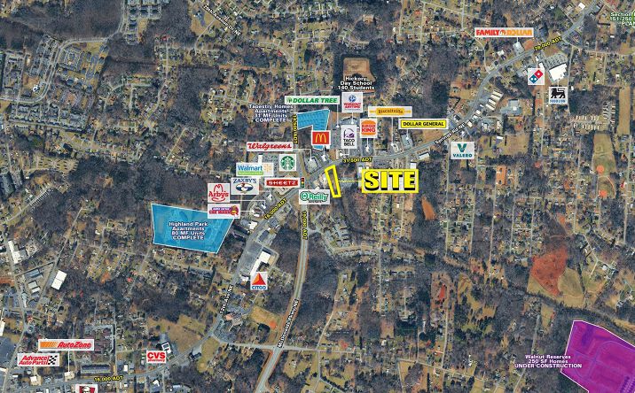 Pictures of Retail property located at Springs Rd NE & McDonalds Pkwy NE, Hickory, NC 28601 for lease - image #1