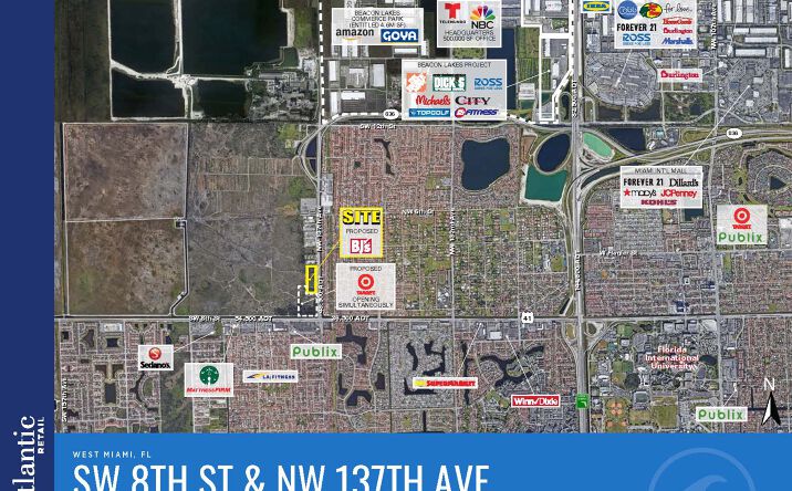 Pictures of Retail, Land property located at SW 8th St & NW 137th Ave, Tamiami, FL 33184 for lease - image #1