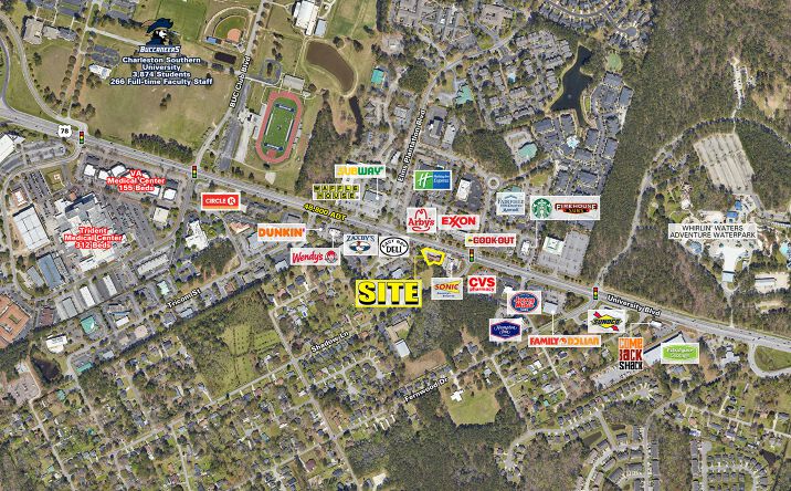 Pictures of Retail property located at 9125 University Blvd, North Charleston, SC 29406 for lease - image #1
