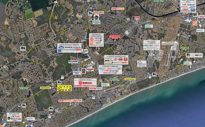 Pictures of Retail property located at HWY 17 Bypass S & Glenns Bay Rd, Surfside Beach, SC 29575 for lease - image #1