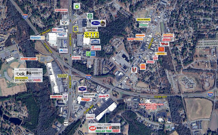 Pictures of Retail, Land property located at 904 US-401, Laurinburg, NC 28352 for lease - image #1