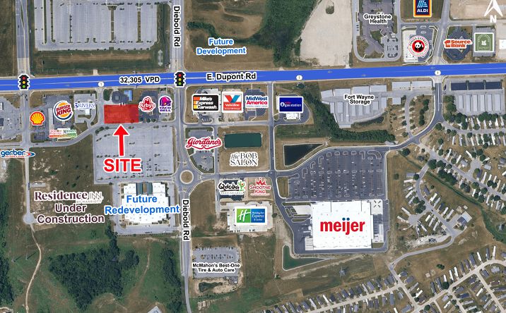 Pictures of Land property located at 3800 E Dupont Rd, Fort Wayne, IN 46825 for lease - image #1